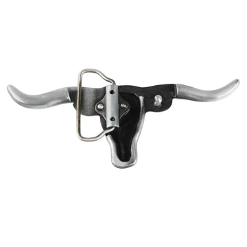 Longhorn Bull Head Belt Buckle